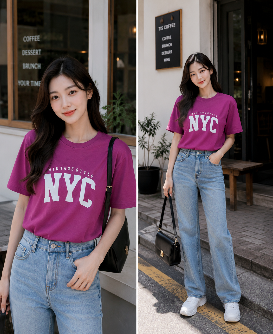 Urban NYC Graphic Oversized T-Shirt