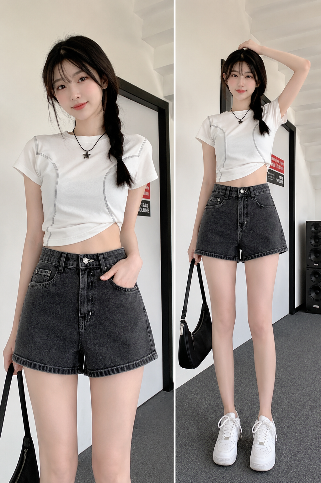 Urban Ease Denim Shorts
