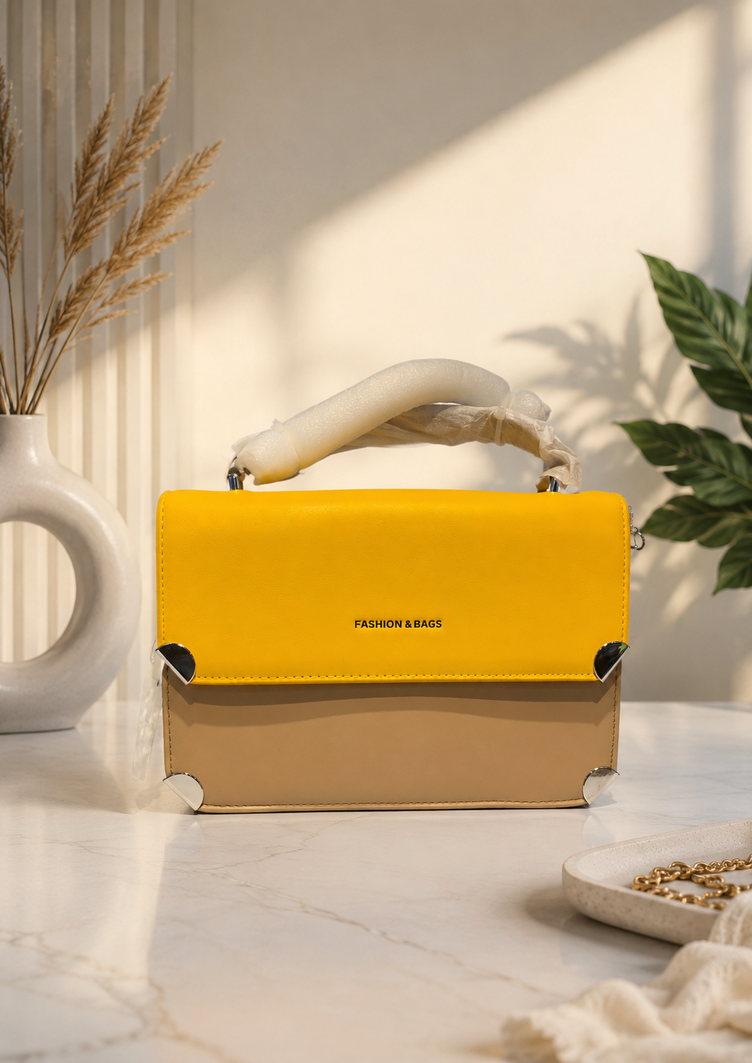 Sunbeam Luxe Top Handle Satchel
