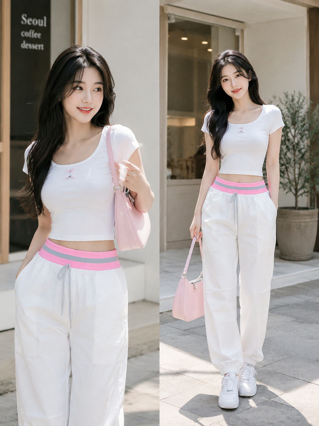 Urban Contrast Waist Jogger Pants
