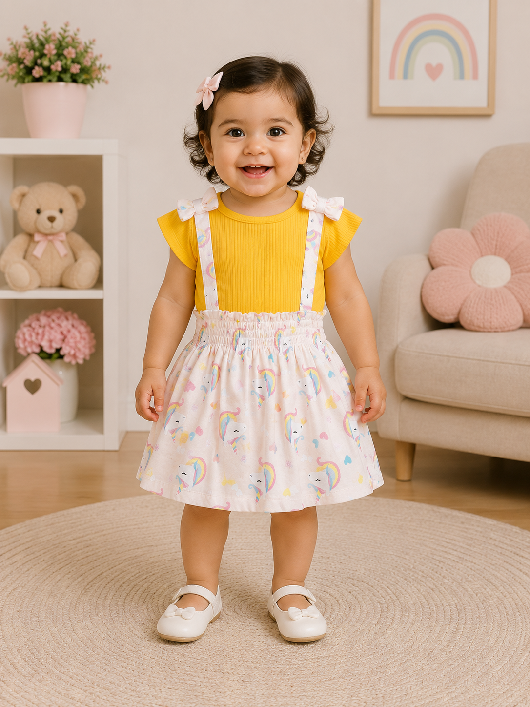 Fantasy Bloom Suspender Dress