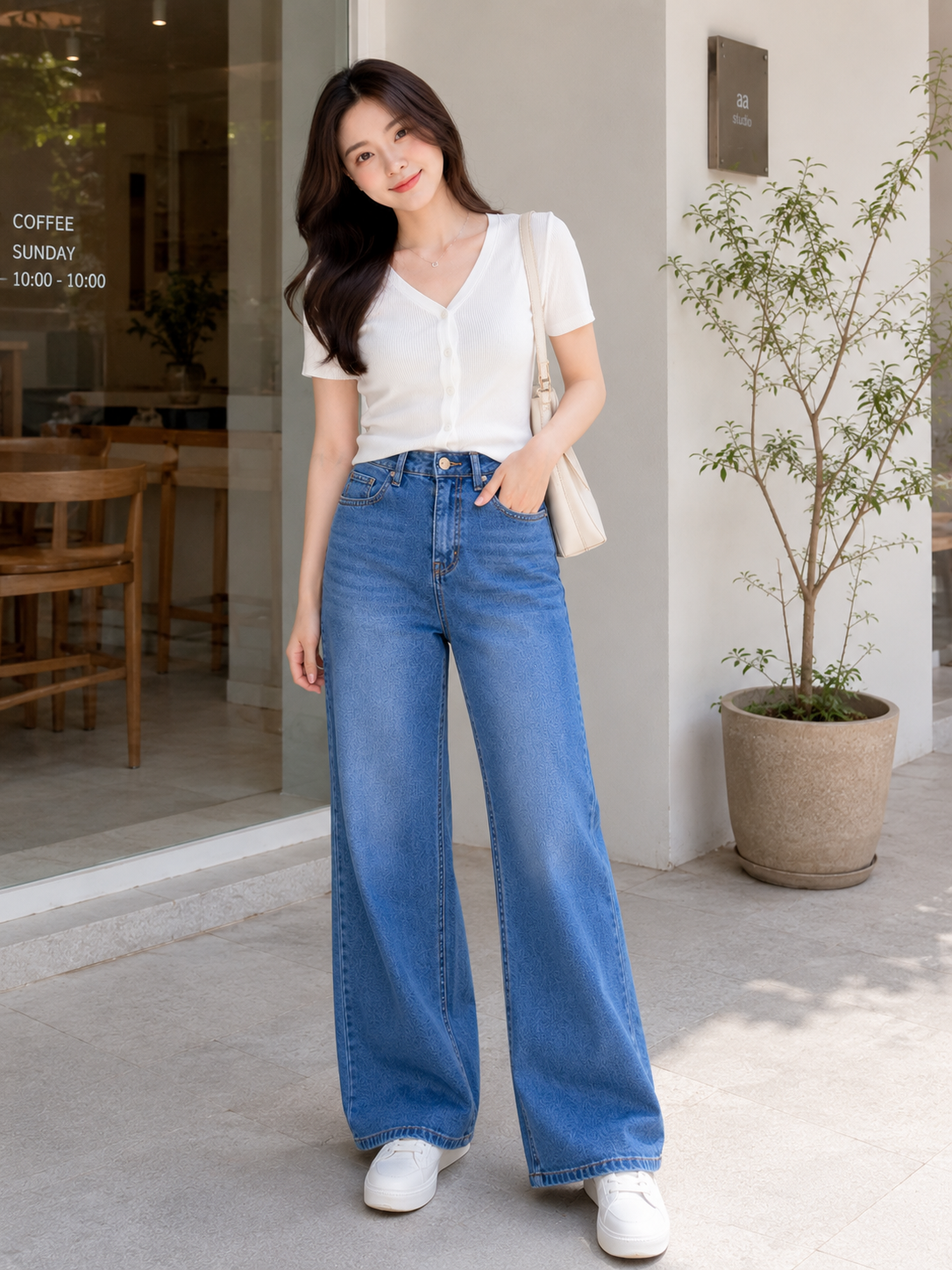 Signature High-Rise Denim Jeans