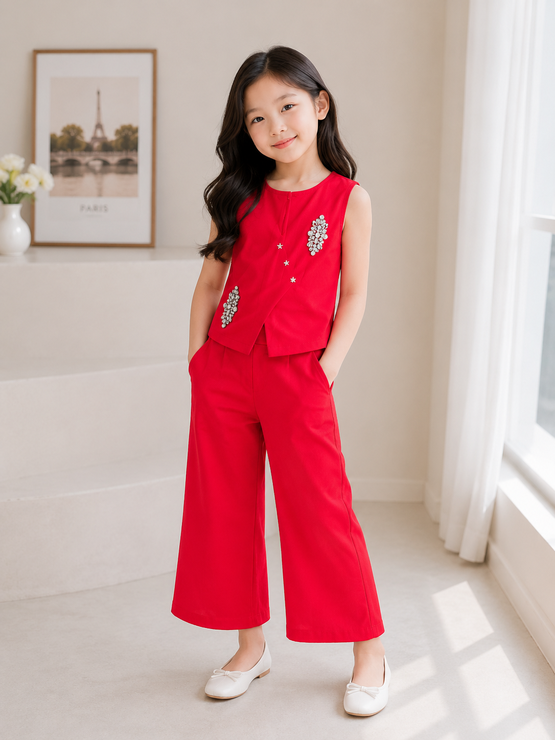 Radiant Charm Embellished Co-Ord Set