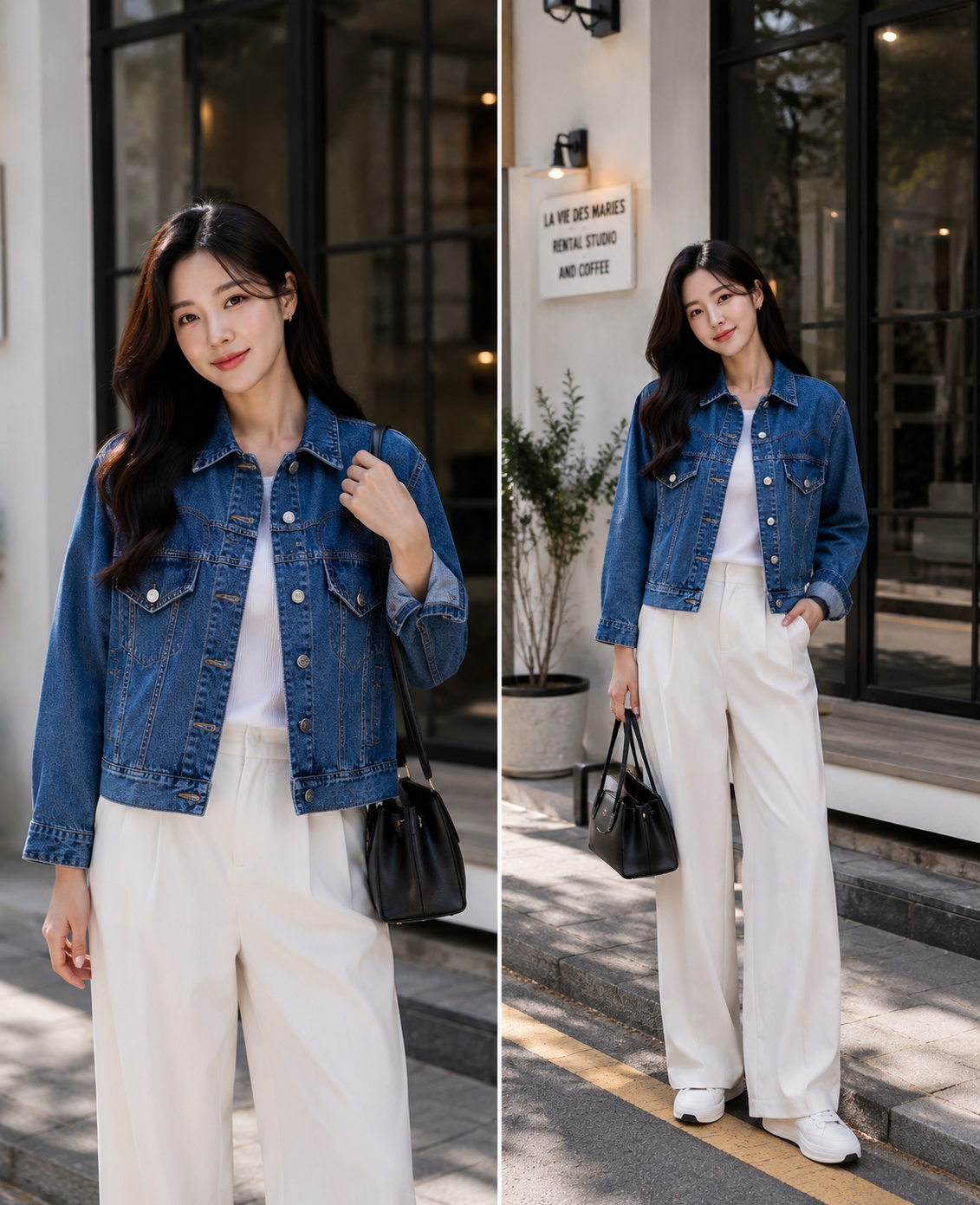 Heart Pocket Classic Denim Jacket