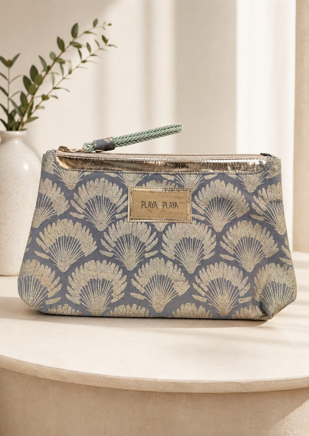 Coastal Bloom Travel Pouch