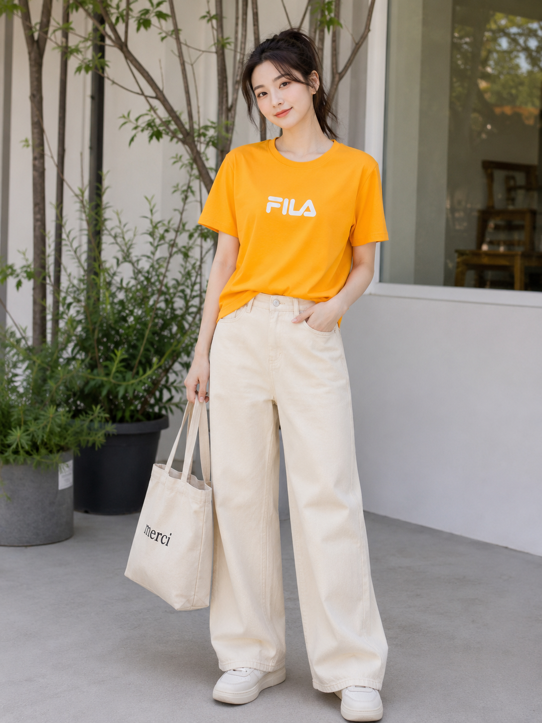 Signature Script Casual Tee