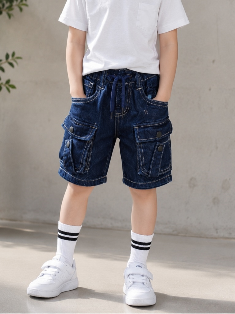 Urban Cargo Denim Shorts
