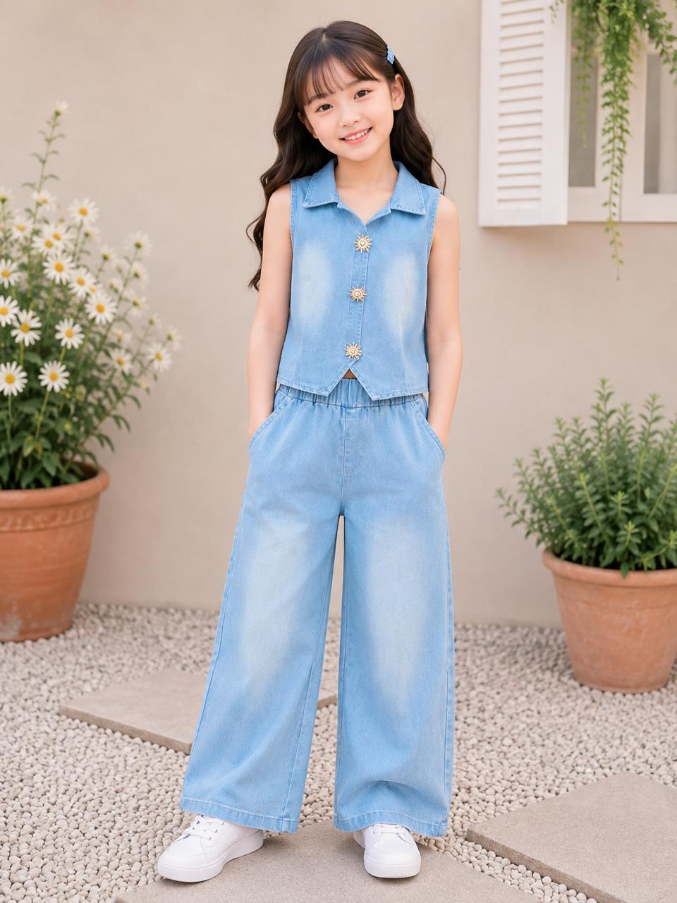 Starry Denim Breeze Co-ord Set22