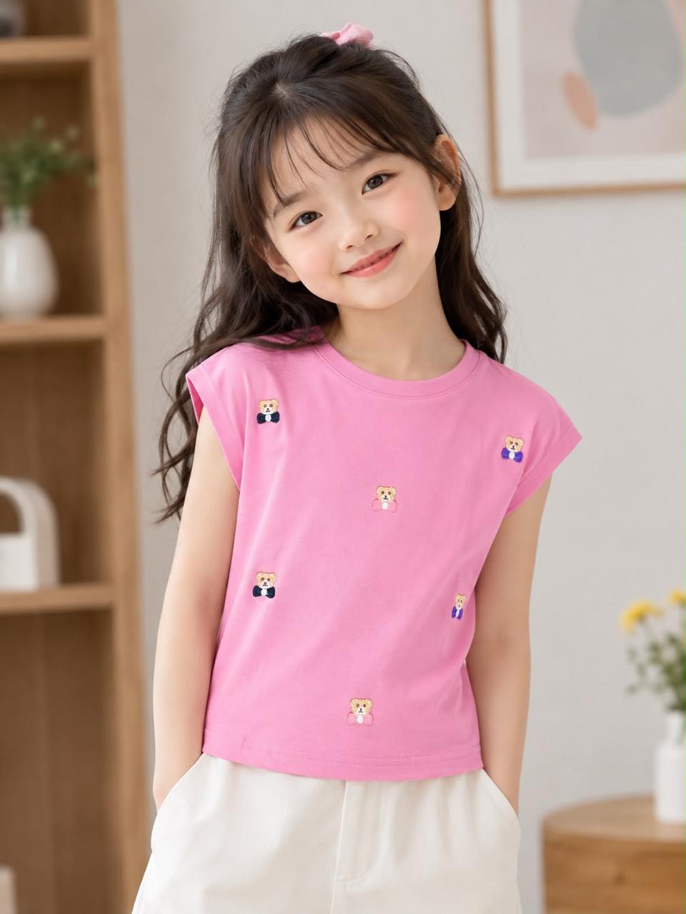Sweet Teddy Bear Kids Top