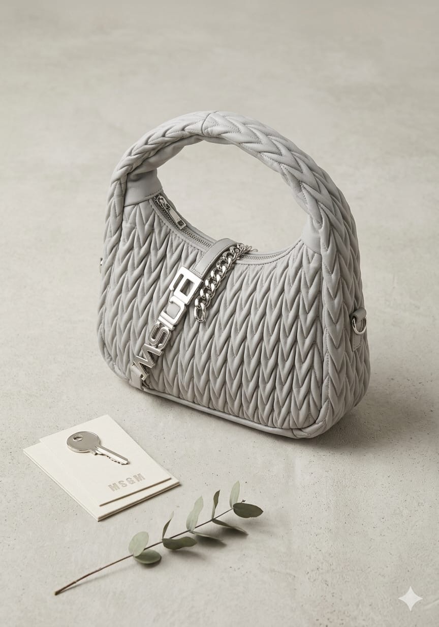 Luxe Quilted Shoulder Handbag